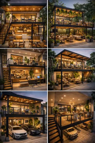 Mezannine Cafe Modern di Jakarta Barat